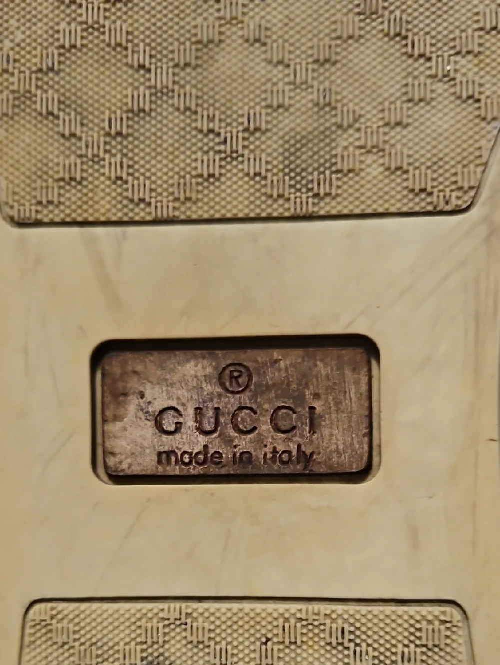 Gucci Mens Black‎ Snakeskin High-Top Sneakers with Cream Soles
